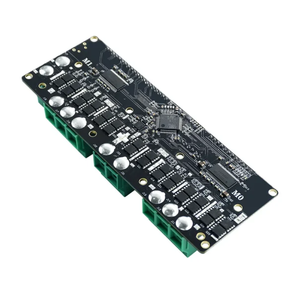 Close-up of ODESC3.6 High Performance Brushless Motor Controller.